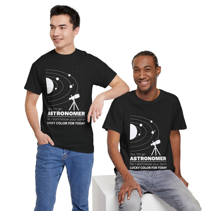 Yes, I’m an Astronomer