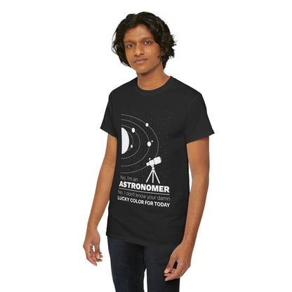 Yes, I’m an Astronomer